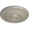 Ekena Millwork Jefferson Ceiling Medallion (Fits Canopies up to 2 7/8"), Hnd-Painted Pearl White, 11 3/4"OD x 3/8"P CM12JEPWS - alternate 4